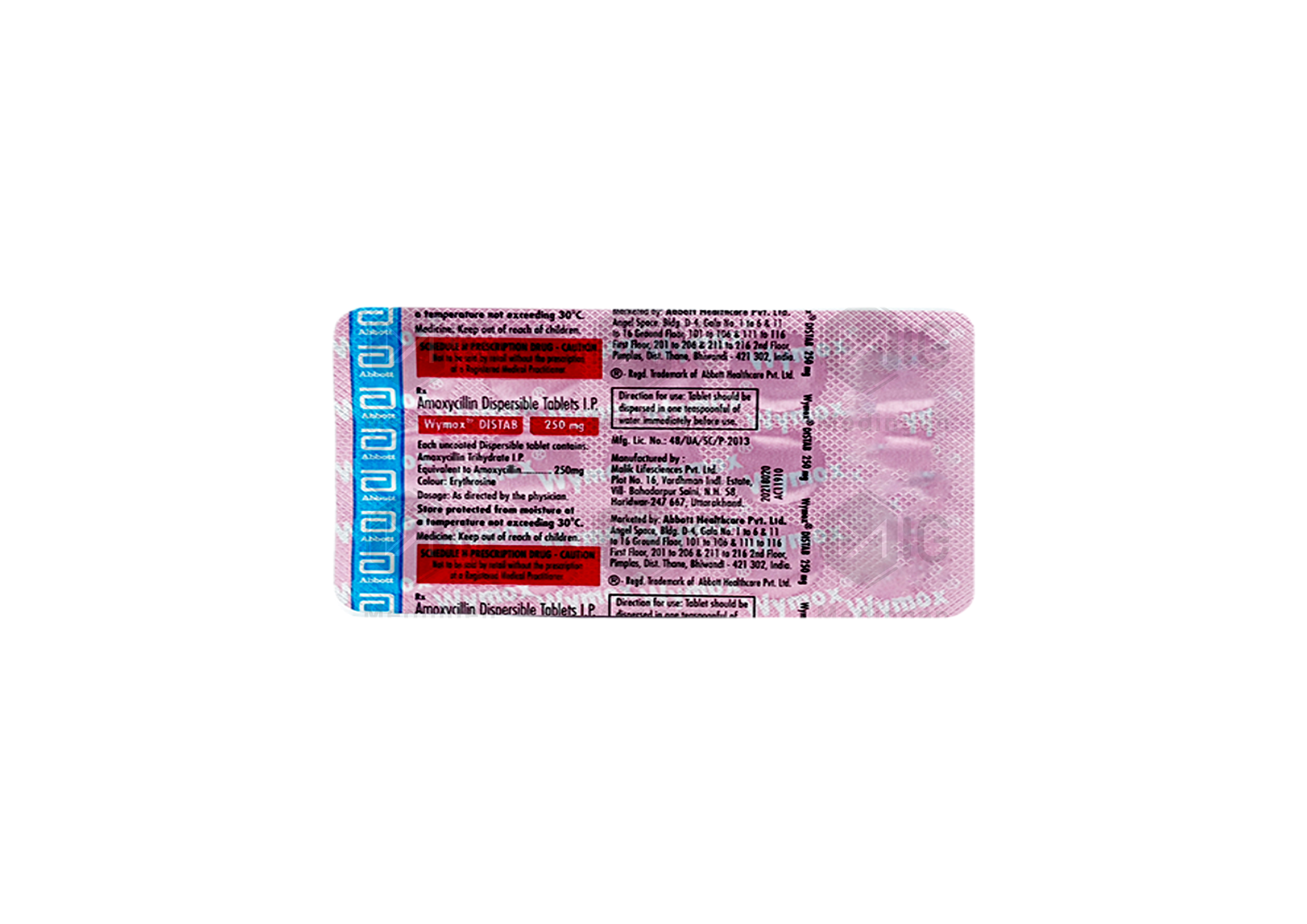 WYMOX DISTAB 250MG